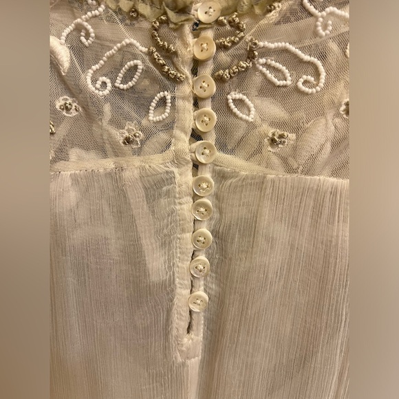 Vintage Free People Beaded Off-Shoulder Dress in Excellent Condition! Stunning! - Picture 12 of 16